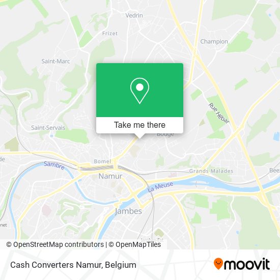 Cash Converters Namur plan