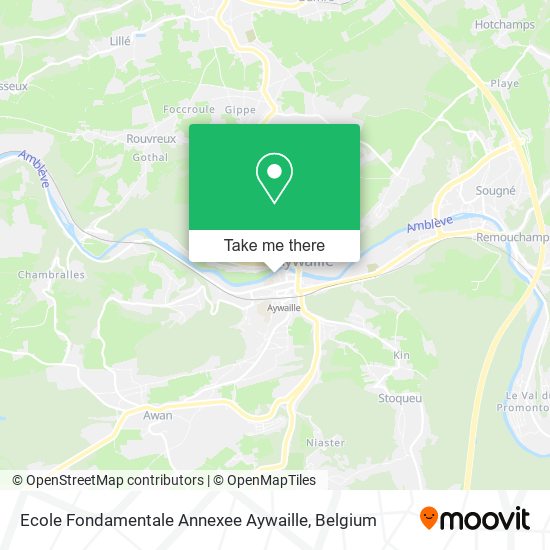 Ecole Fondamentale Annexee Aywaille map