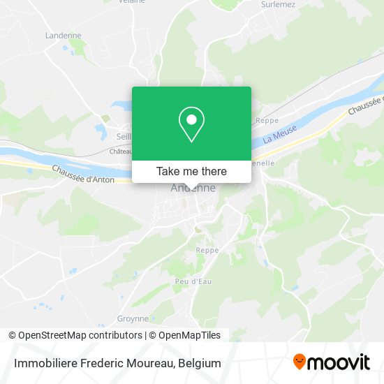 Immobiliere Frederic Moureau map