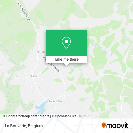 La Bouverie map