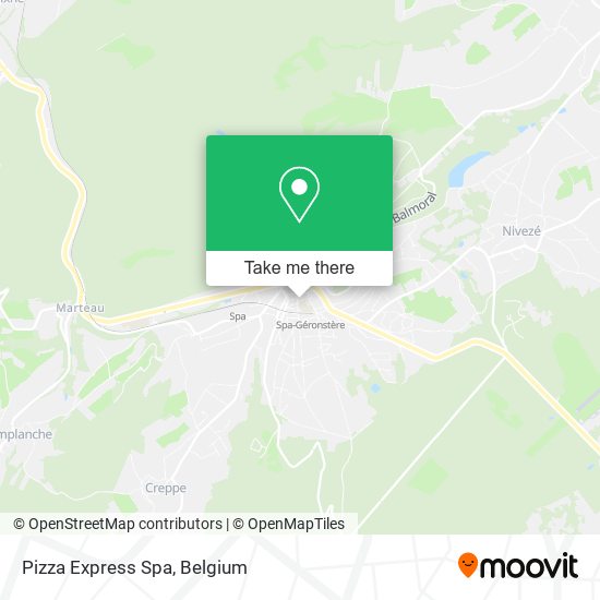 Pizza Express Spa plan