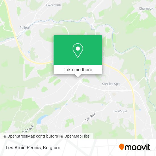 Les Amis Reunis map