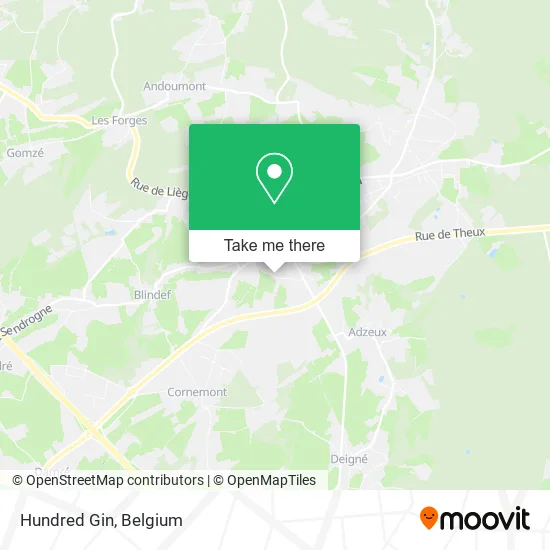 Hundred Gin map