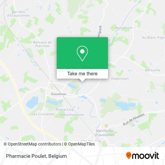 Pharmacie Poulet map