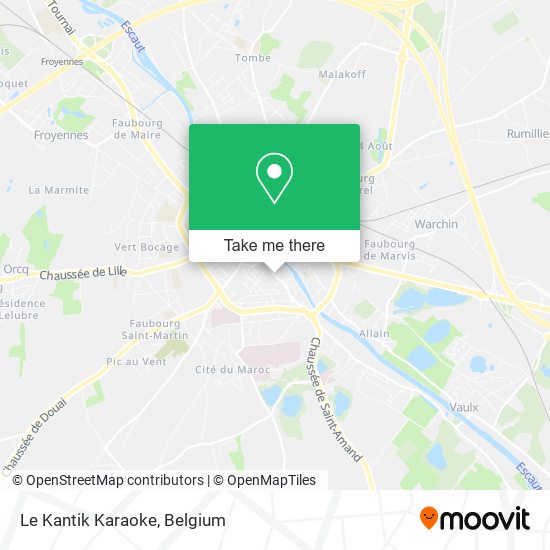 Le Kantik Karaoke map