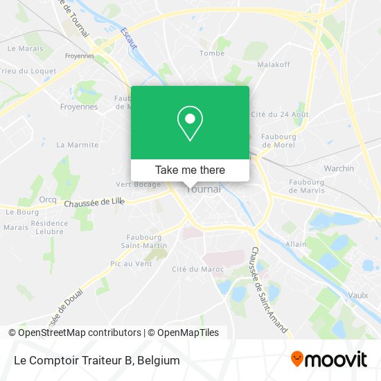 Le Comptoir Traiteur B map