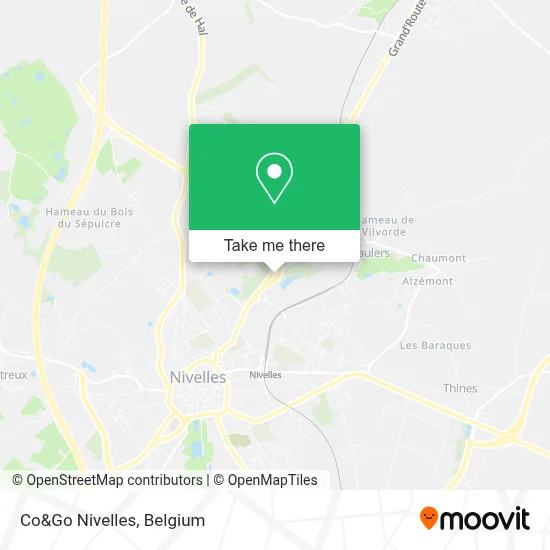 Co&Go Nivelles map