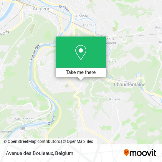 Avenue des Bouleaux plan