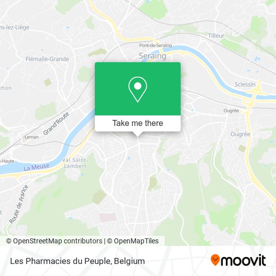 Les Pharmacies du Peuple map