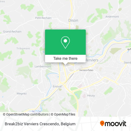 Break2biz Verviers Crescendo map