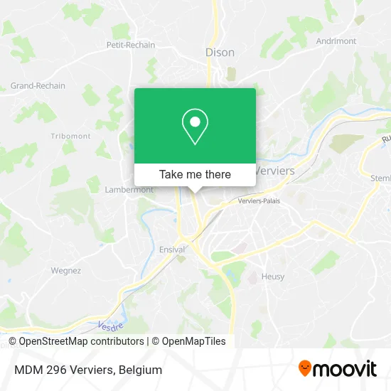MDM 296 Verviers map