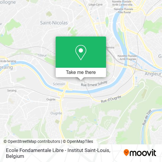 Ecole Fondamentale Libre - Institut Saint-Louis map