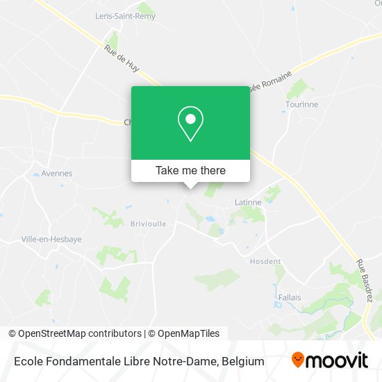 Ecole Fondamentale Libre Notre-Dame map
