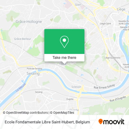 Ecole Fondamentale Libre Saint-Hubert plan
