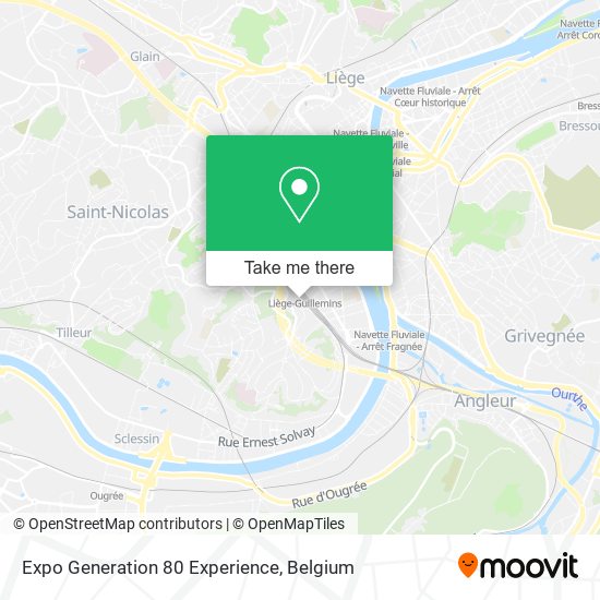 Expo Generation 80 Experience map
