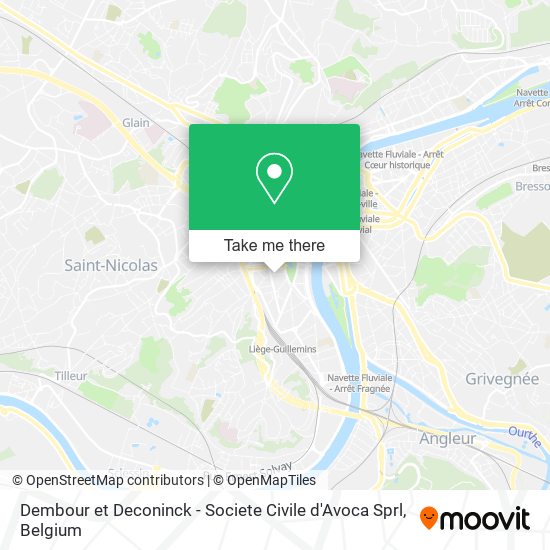 Dembour et Deconinck - Societe Civile d'Avoca Sprl map
