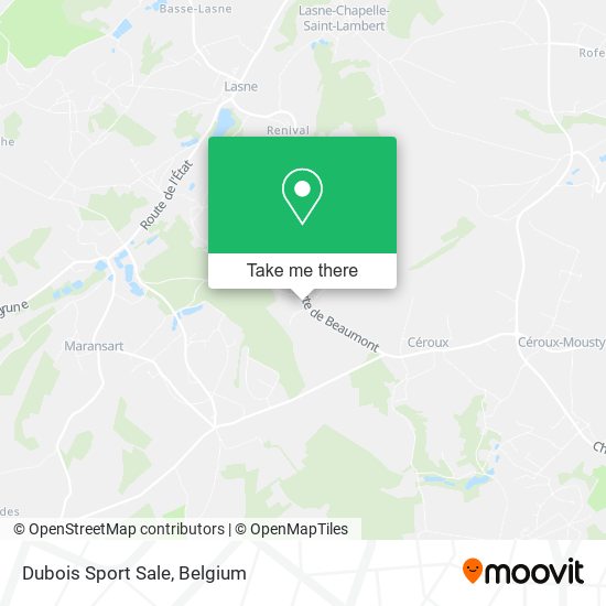 Dubois Sport Sale map