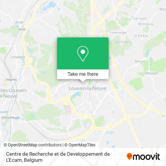 Centre de Recherche et de Developpement de L'Ecam map