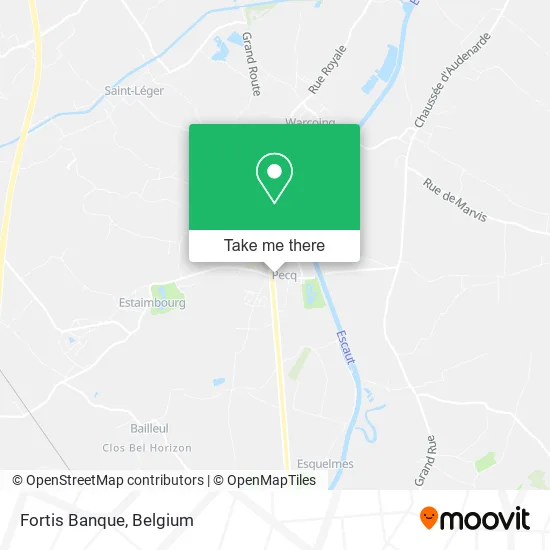 Fortis Bank map