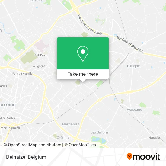 Delhaize map