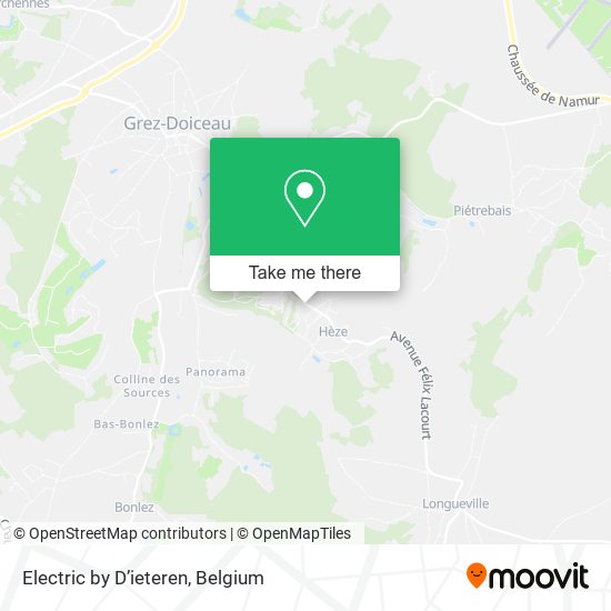 Electric by D’ieteren map