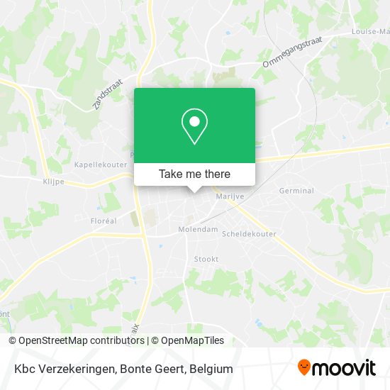 Kbc Verzekeringen, Bonte Geert map