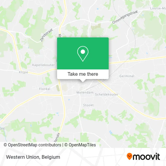 Western Union map