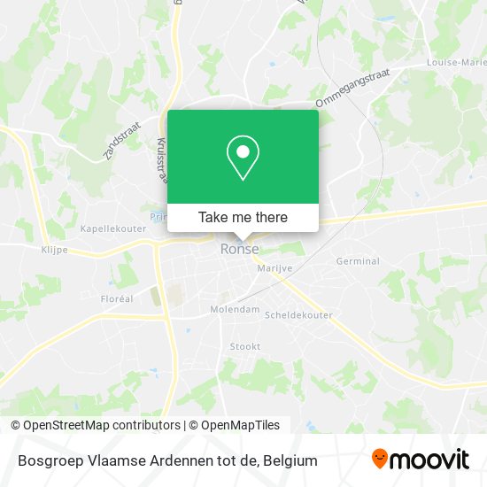 Bosgroep Vlaamse Ardennen tot de map