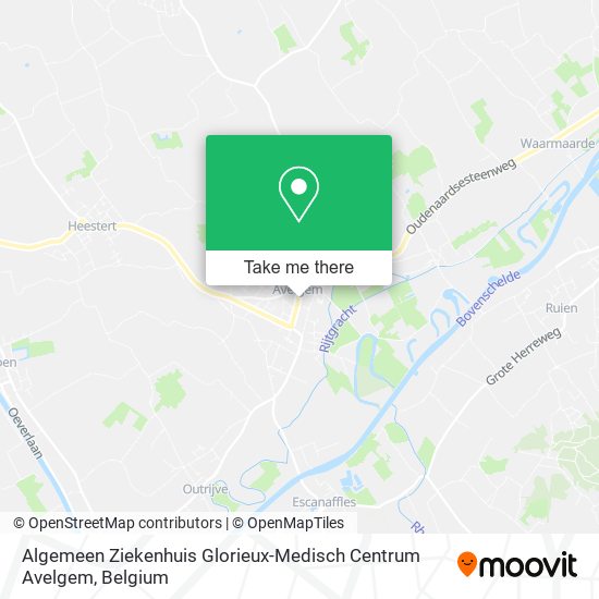 Algemeen Ziekenhuis Glorieux-Medisch Centrum Avelgem map