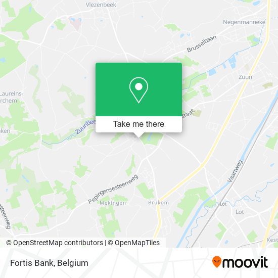 Fortis Bank map