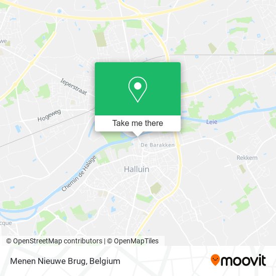 Menen Nieuwe Brug map