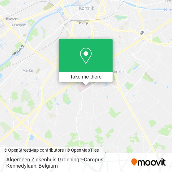 Algemeen Ziekenhuis Groeninge-Campus Kennedylaan map