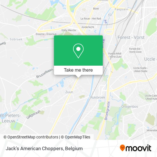 Jack's American Choppers map