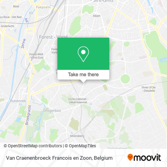 Van Craenenbroeck Francois en Zoon map