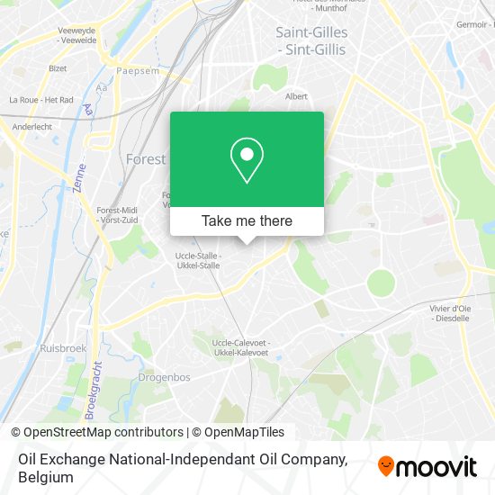 Oil Exchange National-Independant Oil Company map