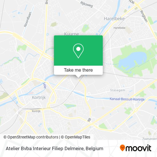 Atelier Bvba Interieur Filiep Delmeire map