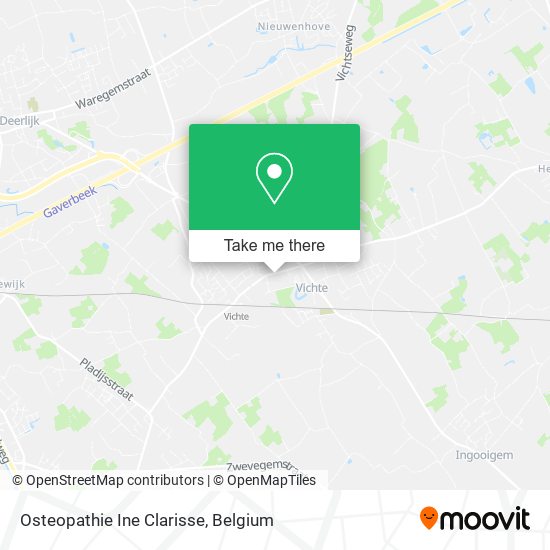 Osteopathie Ine Clarisse map