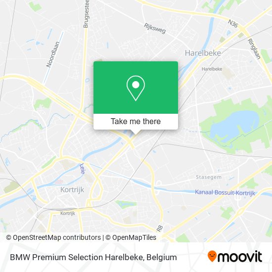 BMW Premium Selection Harelbeke map