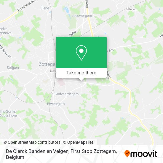 De Clerck Banden en Velgen, First Stop Zottegem plan