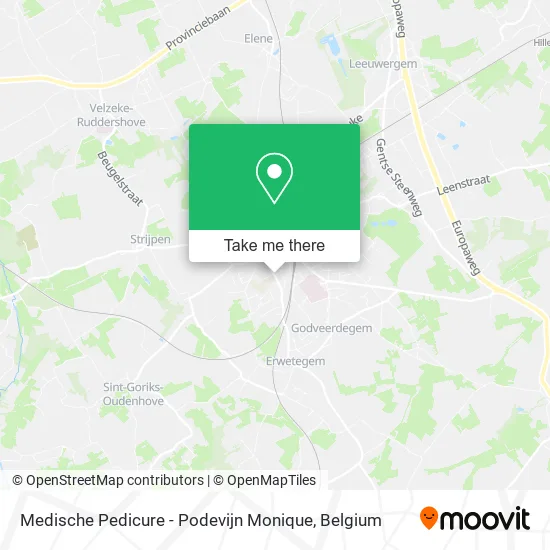 Medische Pedicure - Podevijn Monique map