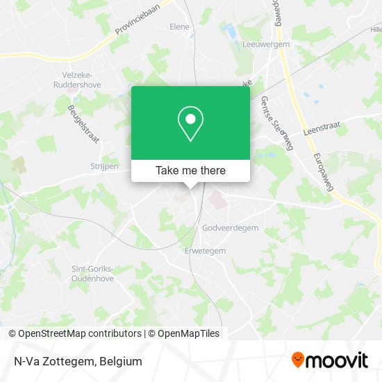 N-Va Zottegem map