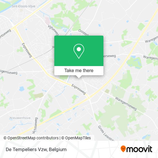 De Tempeliers Vzw map