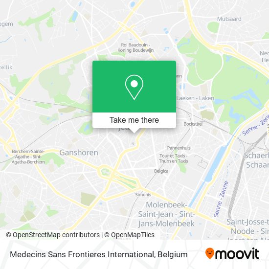 Medecins Sans Frontieres International map
