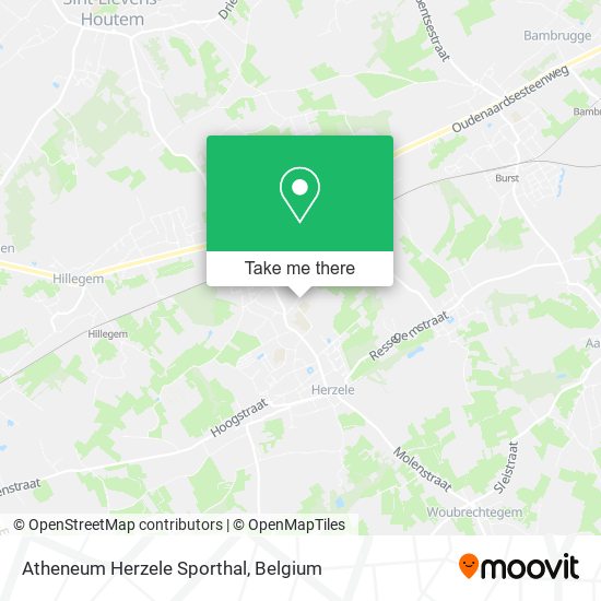 Atheneum Herzele Sporthal map