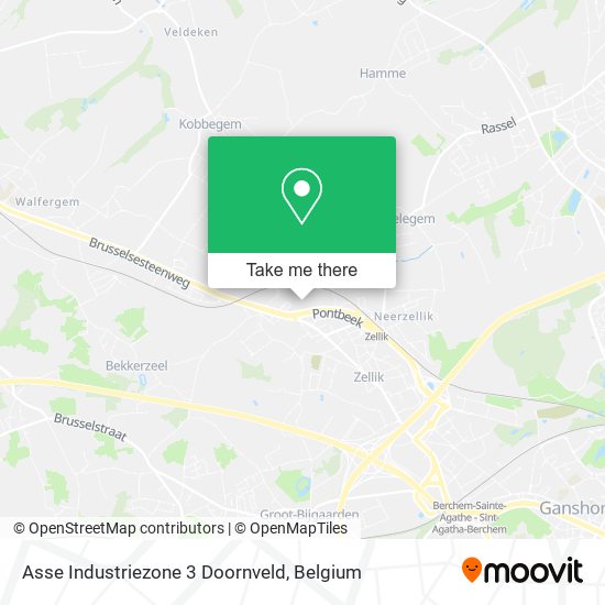 Asse Industriezone 3 Doornveld map