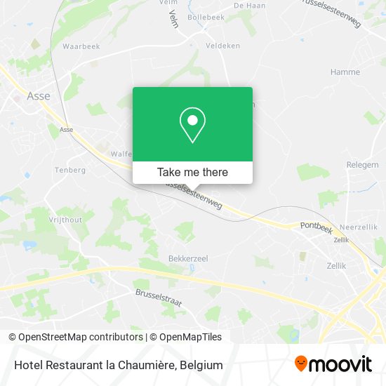Hotel Restaurant la Chaumière map