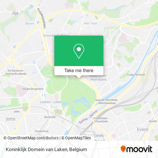 Koninklijk Domein van Laken map