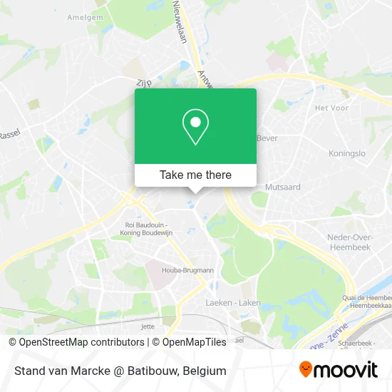 Stand van Marcke @ Batibouw map
