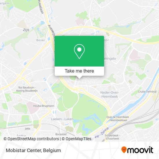 Mobistar Center map