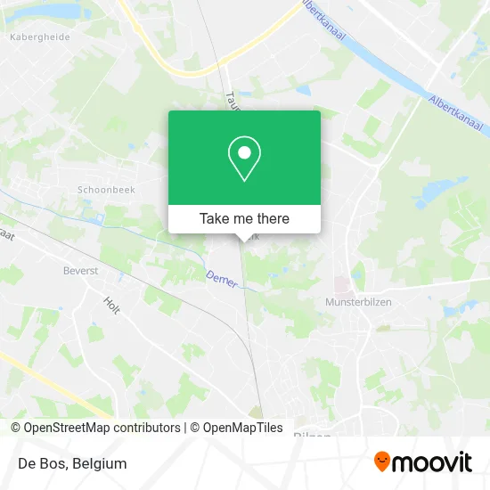 De Bos map